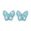Handmade Polymer Clay Rhinestone Beads CLAY-NH0001-11D-1