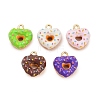Alloy Enamel Pendants ENAM-A014-01G-1