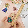 5Pcs 5 Colors Glass Cabochons GLAA-FG0001-30-3