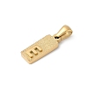 304 Stainless Steel Pendants STAS-Z120-03E-G-2