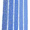 Electroplate Glass Beads Strands EGLA-A044-P4mm-B17-2