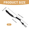 Nylon Outdoor Tactical Spring Lanyard AJEW-WH0752-319C-2
