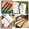 5Pcs 5 Colors Colorful Ribbon PU Leather Bookmarks AJEW-CP0003-86A-5