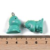 Opaque Resin Pendants RESI-D074-01B-3