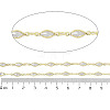 Rack Plating Brass Chains Micro Pave Cubic Zirconia AJEW-Q150-07G-06-2