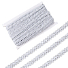 Polyester Centipede Braided Wavy Ribbon OCOR-WH0111-43B-1
