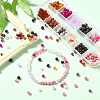 DIY Natural & Synthetic Gemstone Round Beads Stretch Bracelets Making Kits DIY-YW0011-51-4