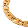 PVD Vacuum Plating 304 Stainless Steel Mariner Link Chain Bracelets BJEW-B078-77GP-2