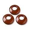 Natural Red Jasper Pendants G-T122-76N-1