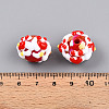 Opaque Acrylic Beads SACR-YW0002-01A-4