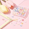 200Pcs Gradient Color Transparent Acrylic Beads MACR-FS0002-02-9