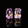 Natural Amethyst Gentleman Bear Beads PW-WGDD3CD-01-3