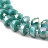 AB Color Plate Glass Beads Strands EGLA-P051-02A-B04-3