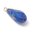 Natural Strawberry Quartz & Apatite & Lapis Lazuli & Lepidolite/Purple Mica Stone Pendants PALLOY-JF04925-4