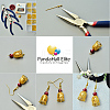 Brass Bead Caps KK-PH0034-79-6