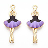 Printed Alloy Pendants ENAM-ZX002-32F-2