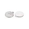 Non-Tarnish 304 Stainless Steel Pendant Rhinestone Settings STAS-N097-183P-1