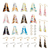 Cheriswelry DIY Triangle Drop Earring Making  Kits DIY-CW0001-31-1