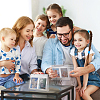 3 Inch Acrylic Desk Calendar Storage Photo Albums Stands AJEW-WH0819-011A-5