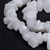 Natural White Jade Beads Strands G-G011-02-2