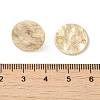 Brass Stud Earring Findings X-KK-H455-63G-3
