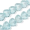 Transparent Glass Beads Strands GLAA-H038-01G-1