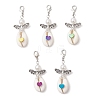 Shell Pendant Docorations HJEW-JM03699-S-1