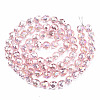 Transparent Glass Beads Strands EGLA-T008-14A-01-2