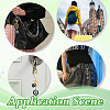 4Pcs Plastic & Resin Keychain KEYC-ME00009-5