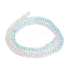 Transparent Painted Glass Beads Strands DGLA-A034-T2mm-A21-5