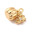 Brass Rhinestone Pendants KK-E793-20G-2