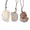 Natural Agate Pendants G-L516-02-1