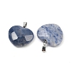 Natural Blue Aventurine(Dyed & Heated) Pendants G-A281-02P-07-2