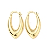 Rack Plating Brass Chunky Hoop Earrings for Women LS-EJEW-G288-35E-G-1