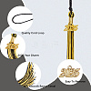 Polyester Graduation Tassel Pendant Decorations AJEW-WH20020-078A-6