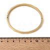 Hammered 304 Stainless Steel Hinged Bangles BJEW-D408-14G-3