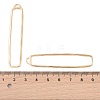 Brass Open Back Bezel Pendants KK-N256-01H-G-3