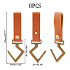PU Leather Hook Hangers HJEW-WH0028-91A-2