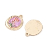 Alloy Enamel Pendants FIND-H058-01A-KCG-2