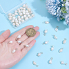 50Pcs Grade B Natural Cultured Freshwater Pearl Rice Charms PEAR-ME0001-04S-3
