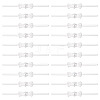200Pcs Iron Bowknot Buckles IFIN-TA0001-72S-2