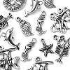 60Pcs 14 Style Tibetan Style Alloy Pendants TIBEP-FS0001-05AS-4