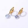 Fashionable Brass Rhinestone Hoop Earrings XN7897-3