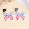Acrylic Dangle Stud Earrings FS-WGAA5B6-03-1