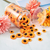 100Pcs 4 Style Resin Cabochons CRES-CD0001-01-6