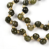 Natural Canadian Jade Beads Strands G-T141-57-3