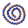 1Strand Round Millefiori Glass Beads Strands LK-TADJ0001-01B-1