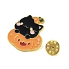 Halloween Theme Golden Alloy Brooches JEWB-U002-06B-3