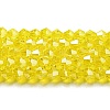 Transparent Electroplate Glass Beads Strands LS-EGLA-A039-T6mm-A21-1