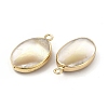 Natural Trochus Shell Charms LS-PEAR-P004-49KCG-3